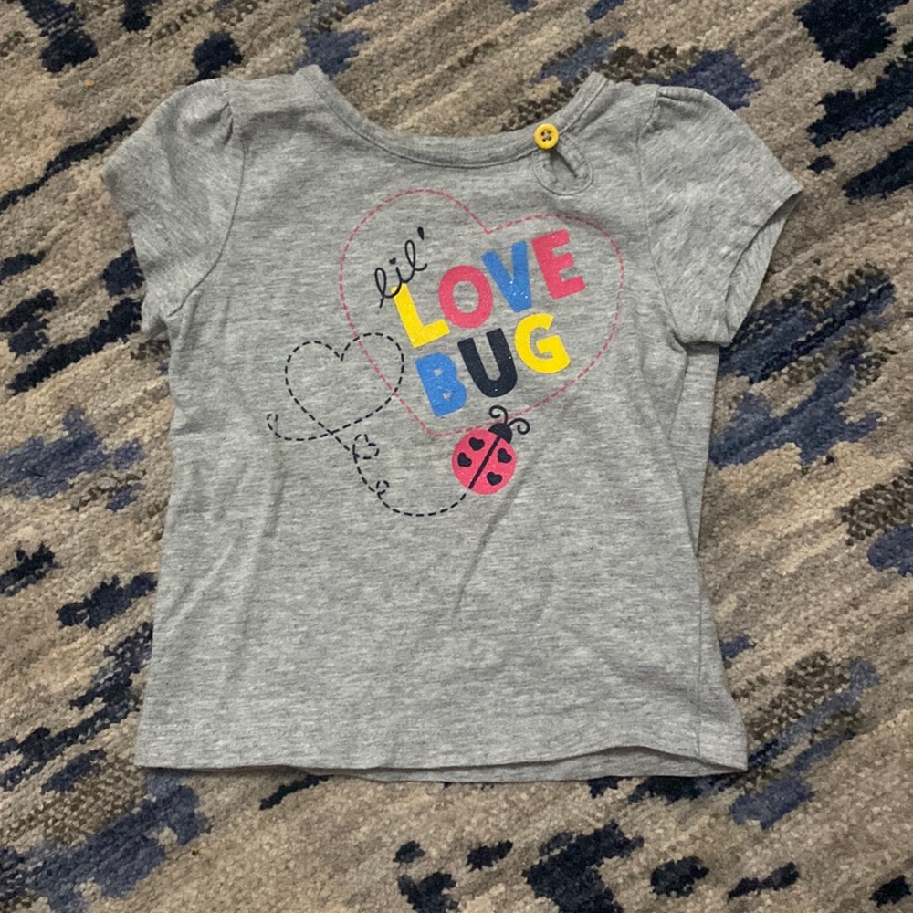 Circo 18m Girl Shortsleeved Love Bug Shirt